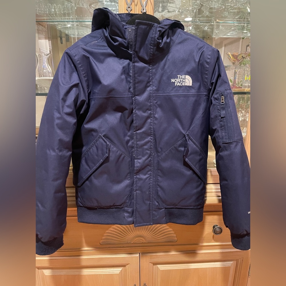 The North Face Dark Blue Puffer Jacket